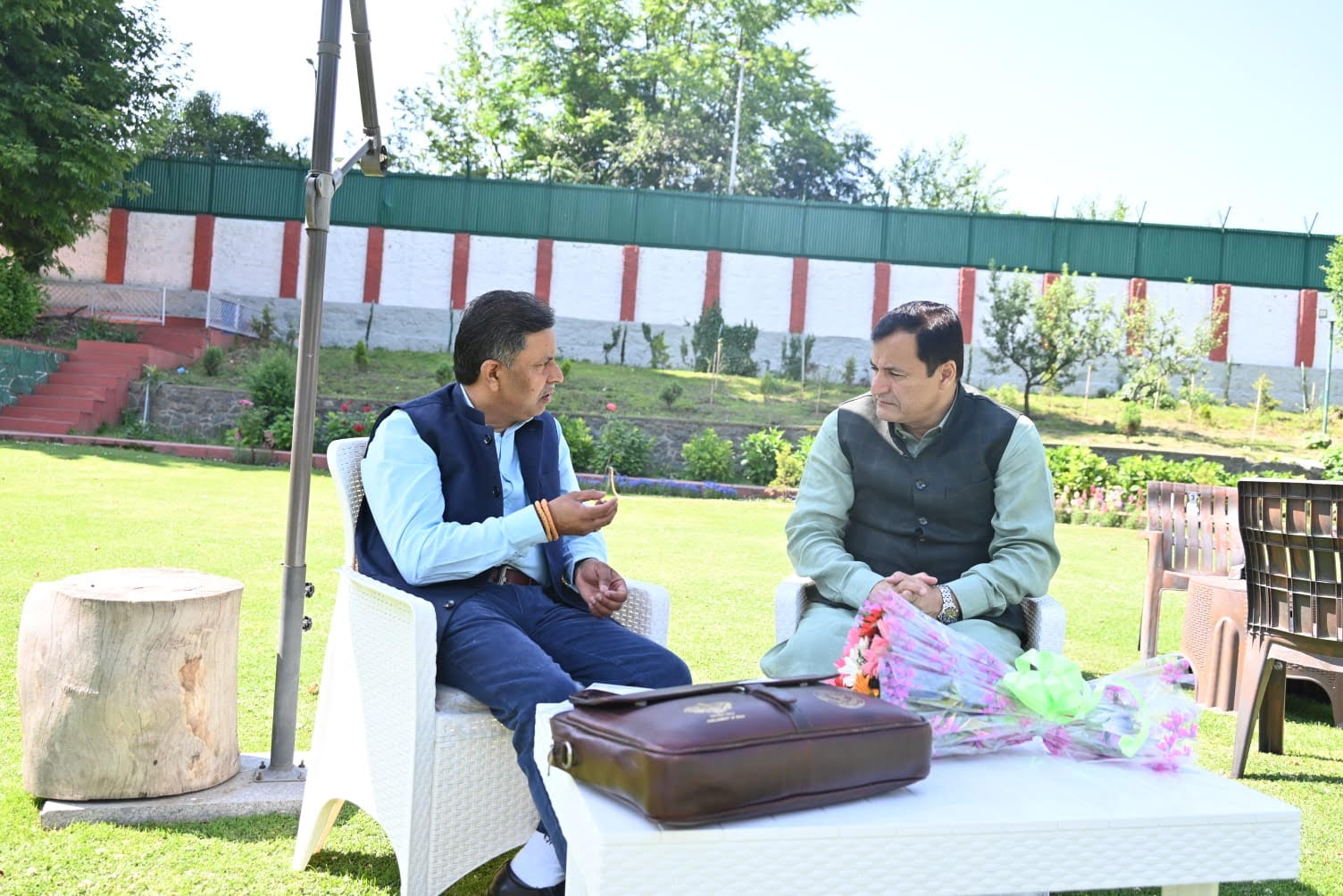 MLA Dr. Bharat Bhushan participated in the Kashmir History Foundation Festival and also met the RDD Minister.