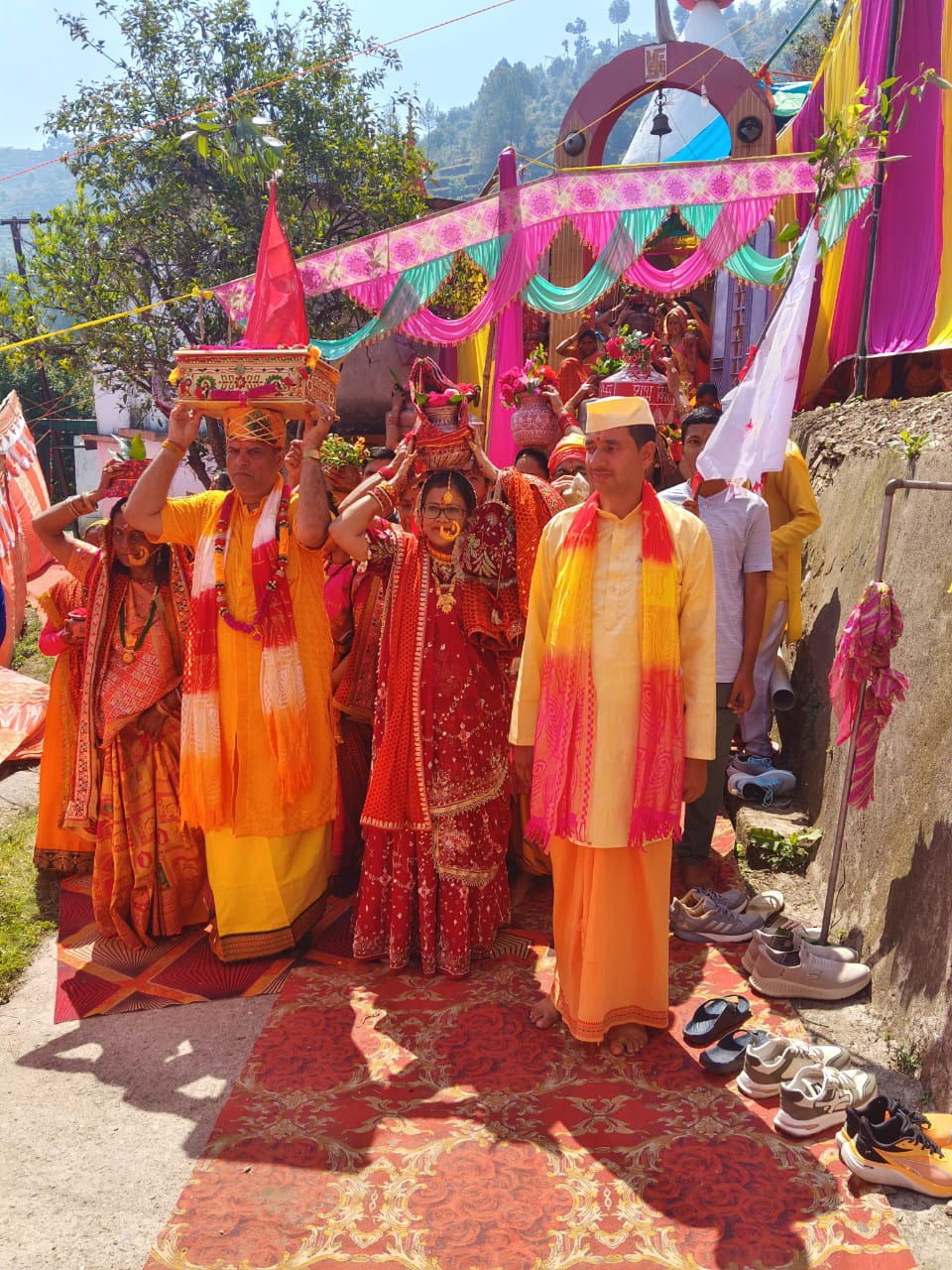 कलश यात्रा में उमड़ा जन सैलाब