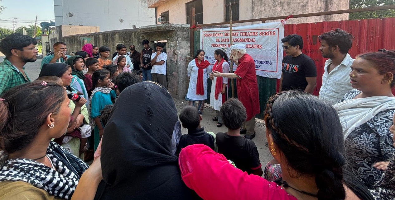 जम्मू में नुक्कड़ नाटक के जरिए दिया गया नशा मुक्त समाज का संदेश