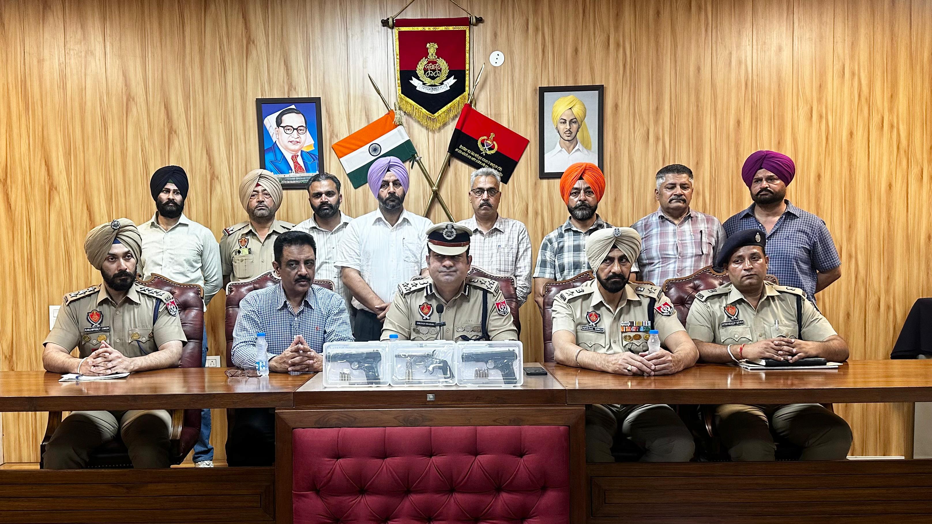 Sharing operational details, Commissioner of Police (CP) Ludhiana Swapan Sharma Sharing operational details, Commissioner of Police (CP) Ludhiana Swapan Sharma