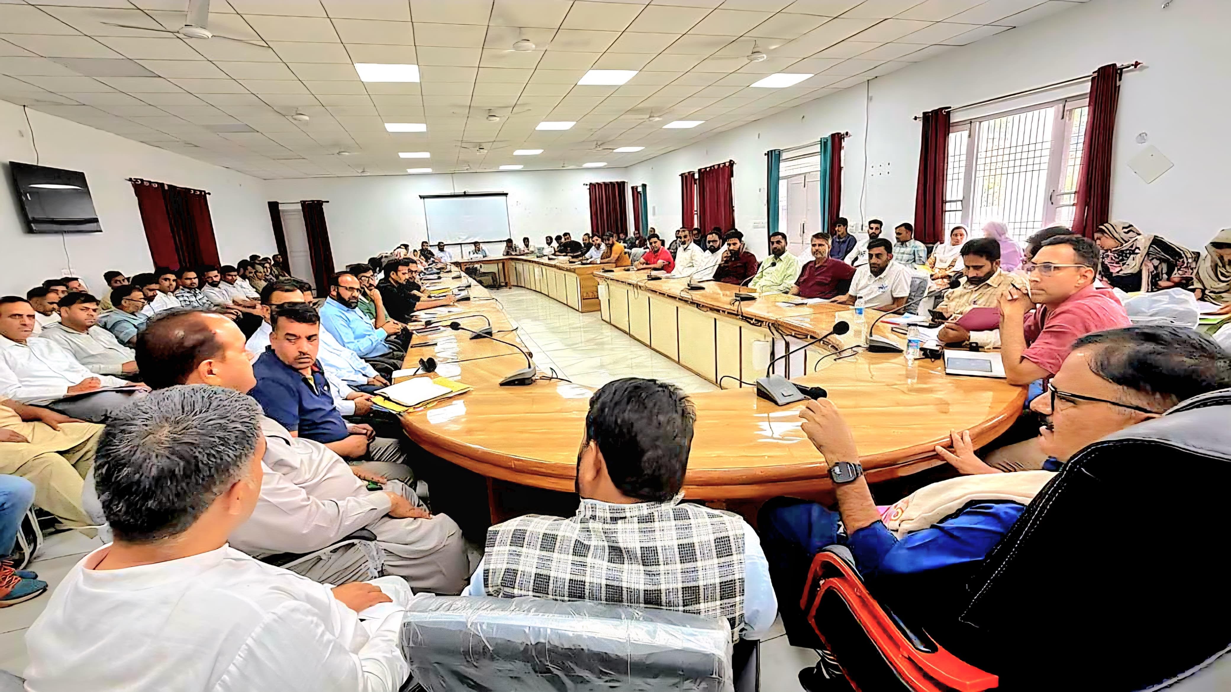 Minister Javed Rana reviewed development works in Mendhar and listened to public grievances.