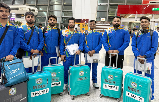 सोनीपत: भारतीय क्वानकीडो टीम रोमानिया में         आयोजित होने वाली अंतरराष्ट्रीय प्रतियोगिता में जाने वाले खिलाड़ी