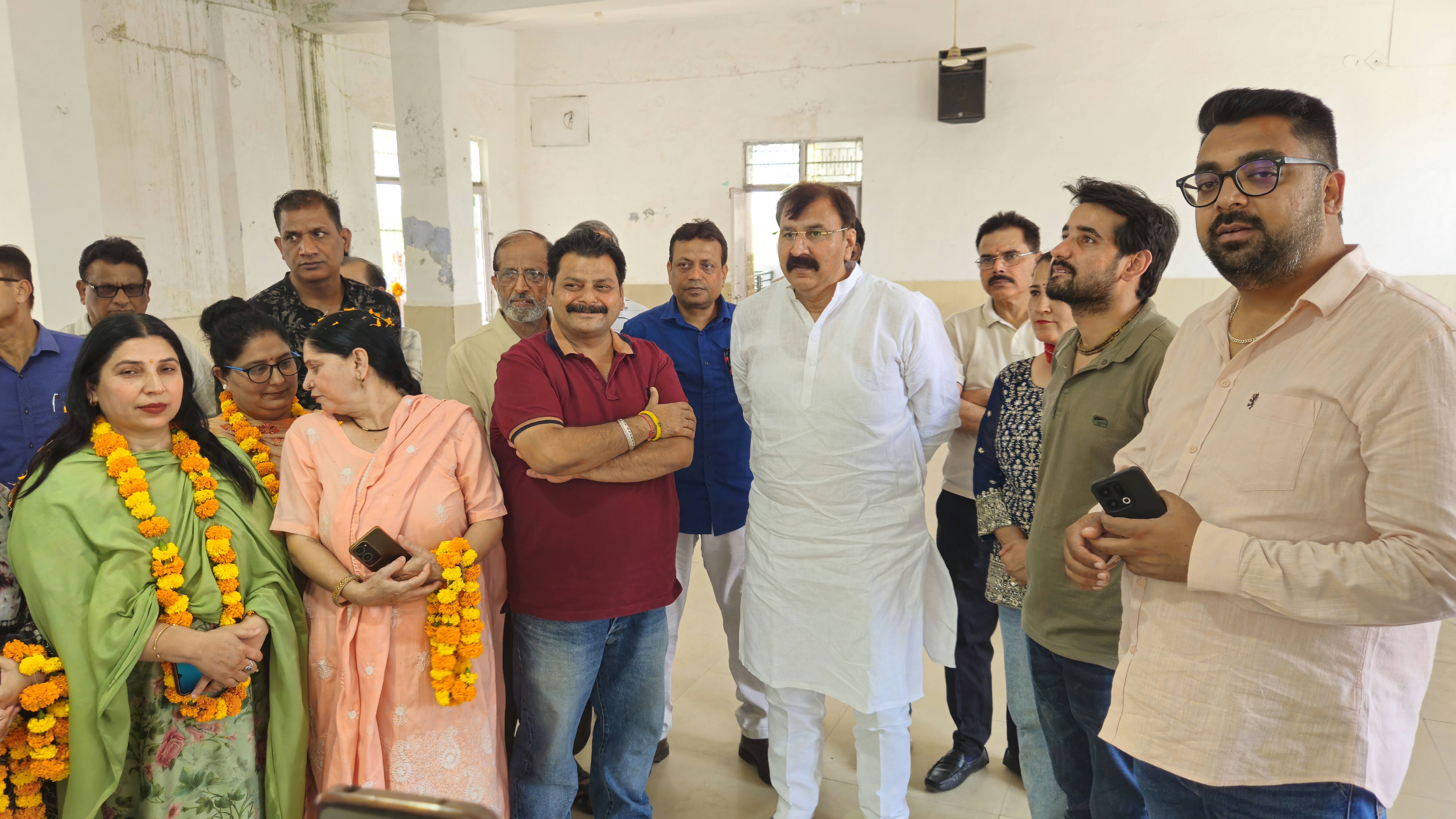 Inauguration of Renovation Work at Vishwakarma Sabha Hall in Bakshi Nagar Inauguration of Renovation Work at Vishwakarma Sabha Hall in Bakshi Nagar