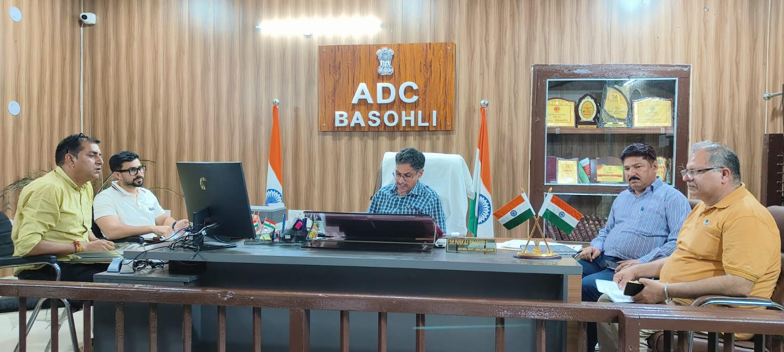 ADC gave important instructions in the review meeting of development works in Basohli