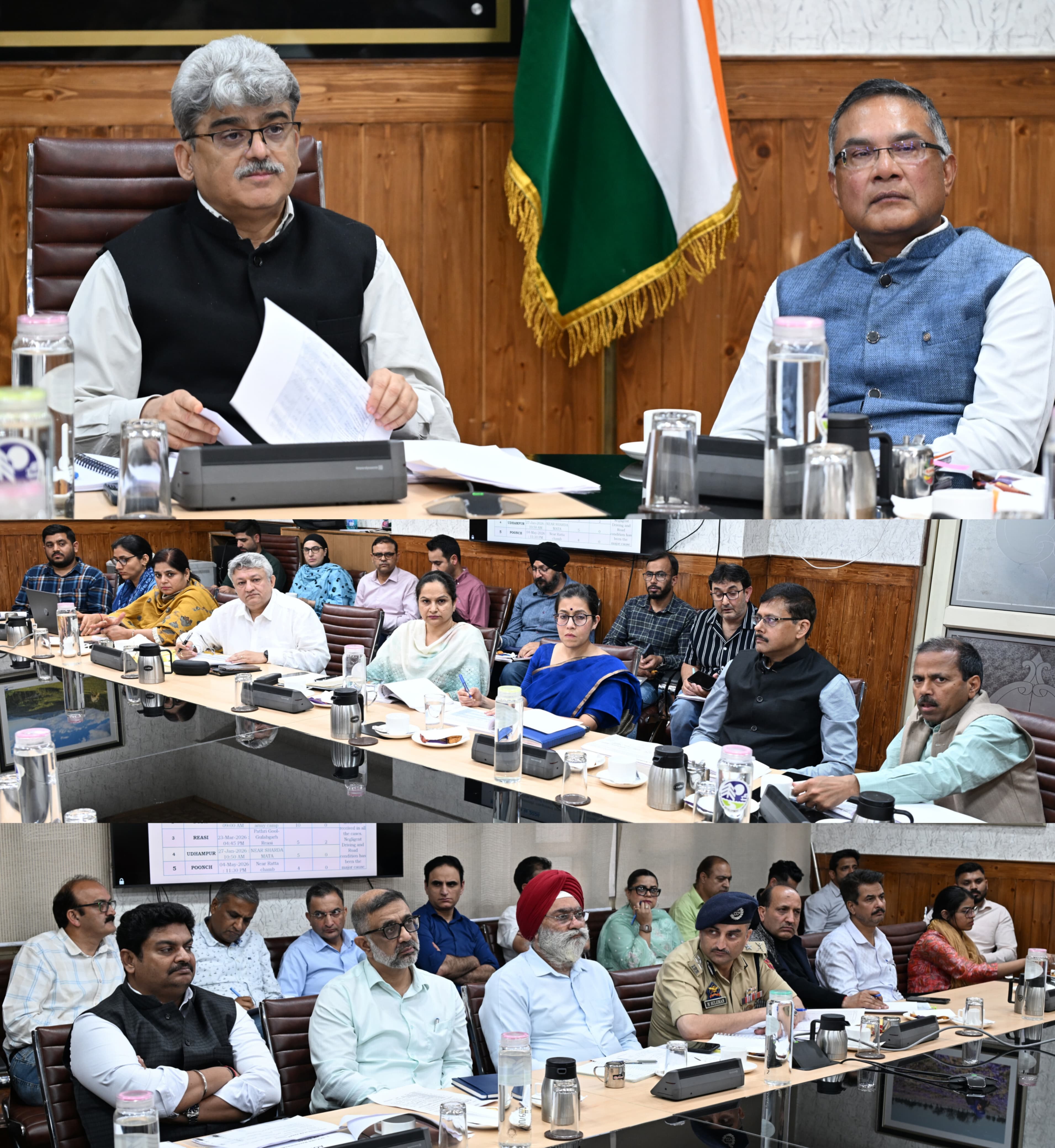मुख्य सचिव ने परिवहन विभाग के कामकाज की समीक्षा की, सुरक्षित सड़कों  पर दिया जोर