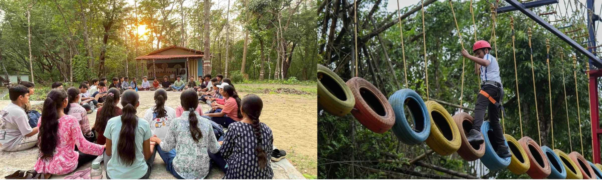 देवपुर नेचर कैंप में एक विशेष समर कैंप