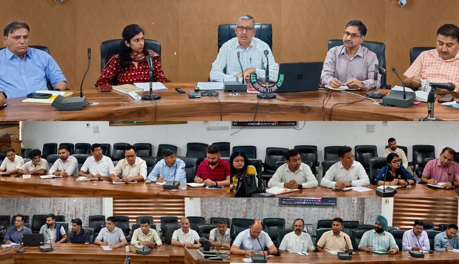Progress of self-enumeration and drug-free campaign reviewed, DC issued strict instructions