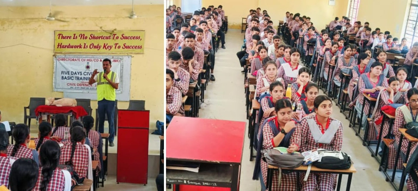 छात्रों के लिए पांच दिवसीय सिविल डिफेंस प्रशिक्षण कार्यक्रम शुरू छात्रों के लिए पांच दिवसीय सिविल डिफेंस प्रशिक्षण कार्यक्रम शुरू
