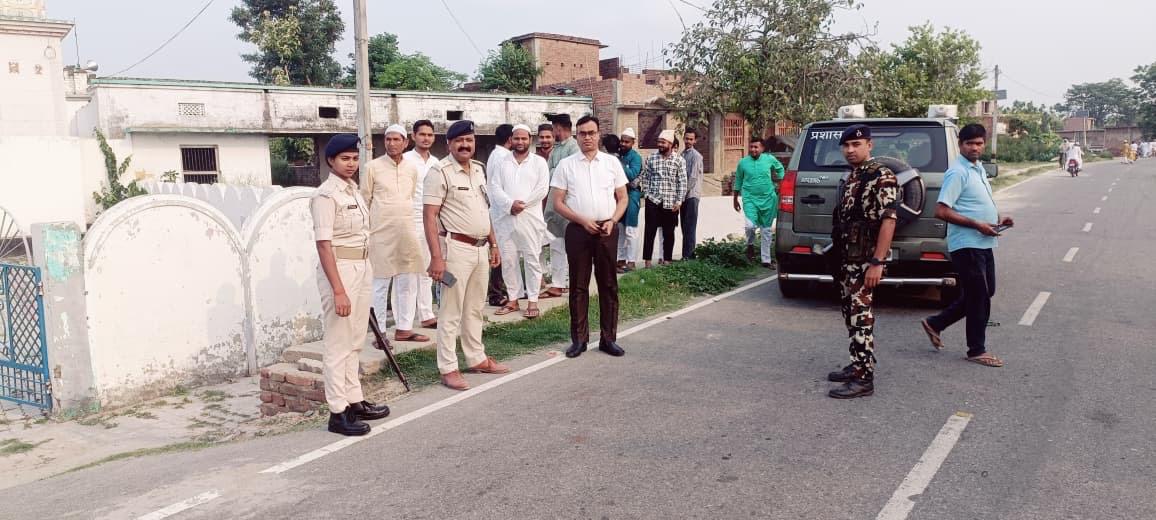 सारण में हर्षोल्लास के साथ संपन्न हुई ईद-उल-अजहा की नमाज