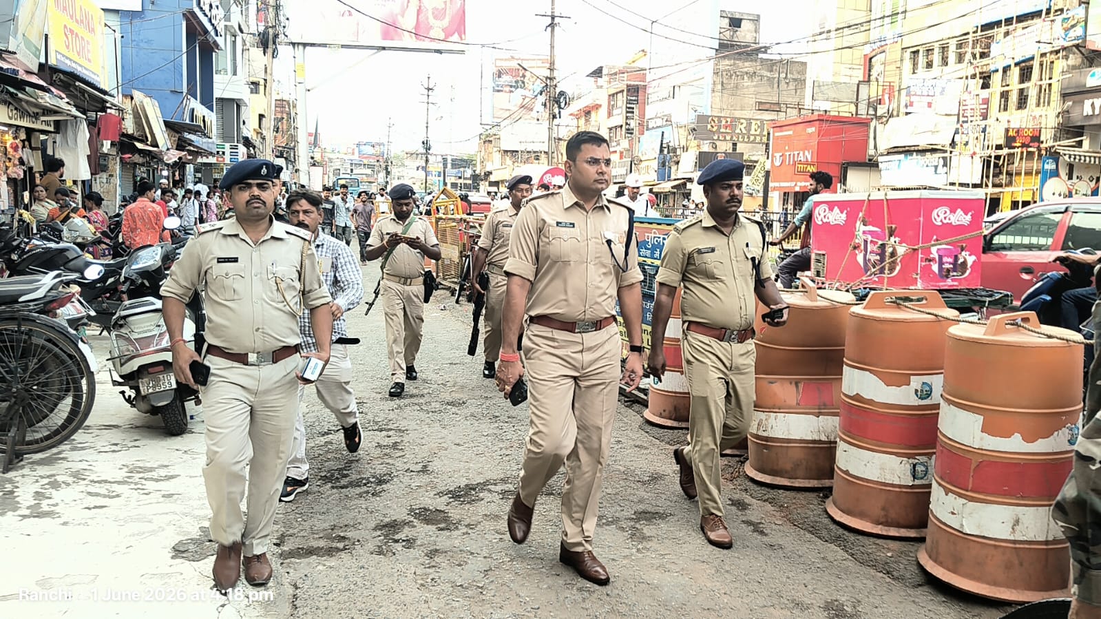 एसएसपी निरीक्षण करते