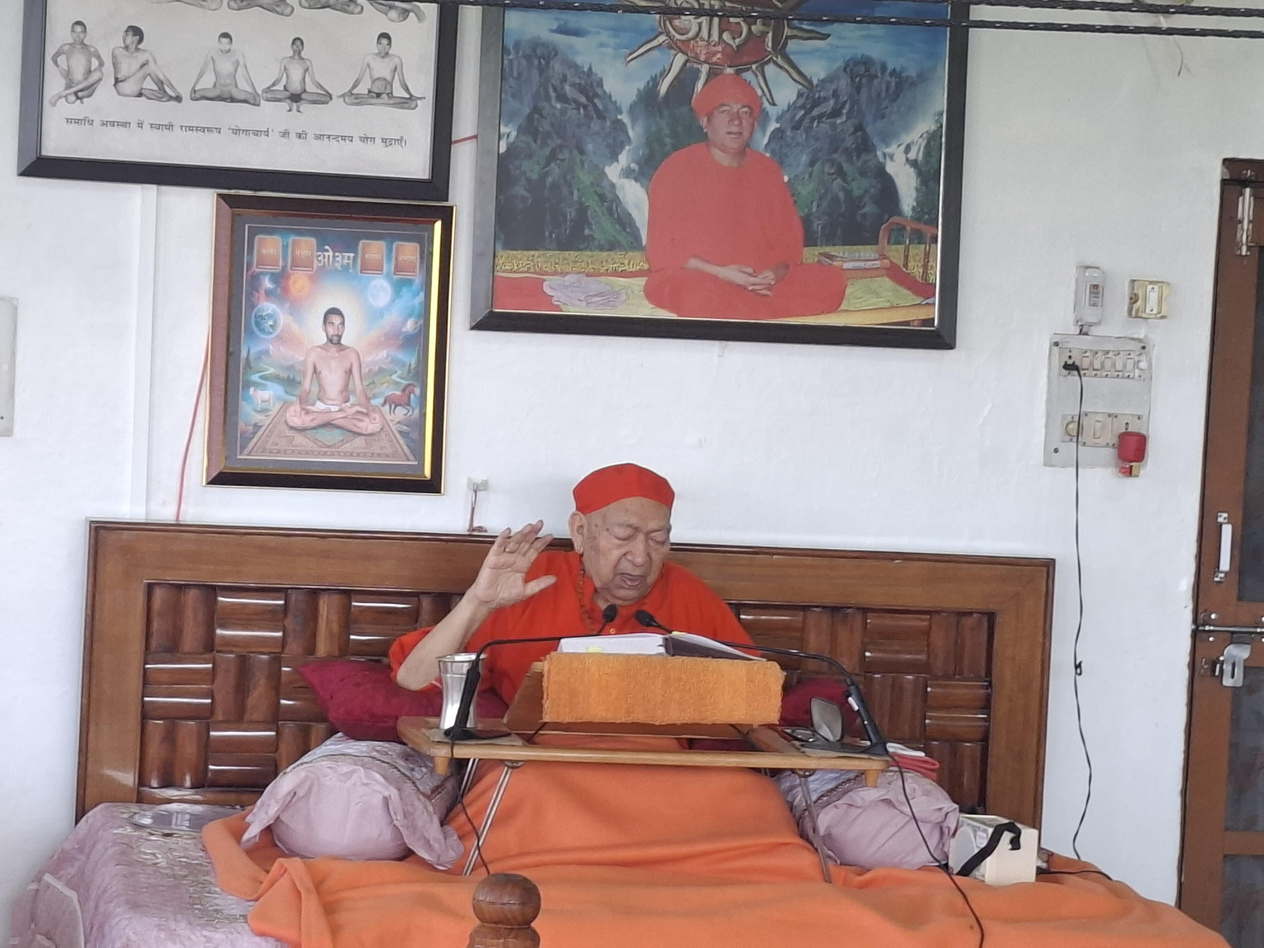 51st day of Yajna ritual at Veda Mandir Yol - Swami Ram Swarup explained the significance of Samaveda mantras 51st day of Yajna ritual at Veda Mandir Yol - Swami Ram Swarup explained the significance of Samaveda mantras
