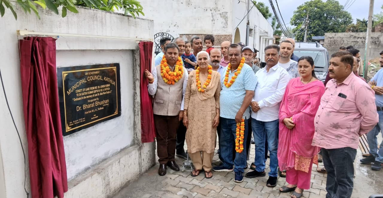Kathua MLA releases Rs 1 crore for development works, speeding up progress in rural and urban areas