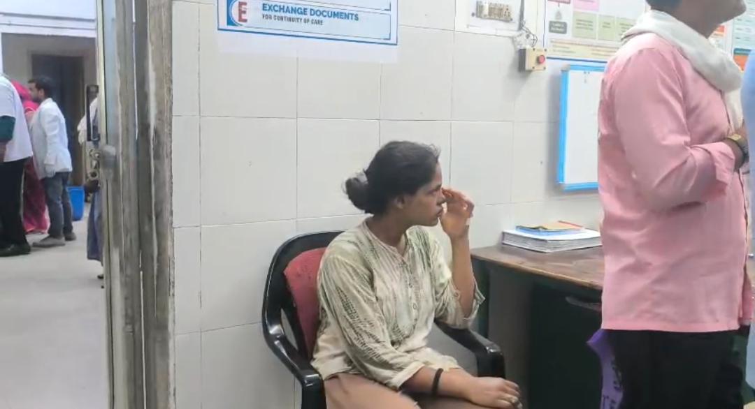 गैस सिलेंडर लीकेज में घायल बच्चे हॉस्पिटल में
