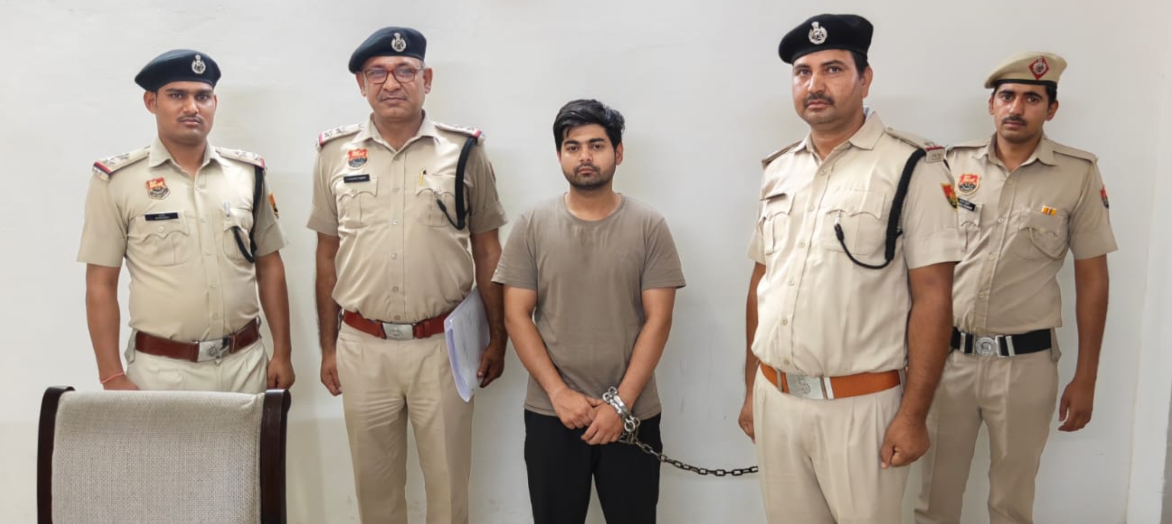 सगे भाई की हत्या में गिरफ्तार भाई।