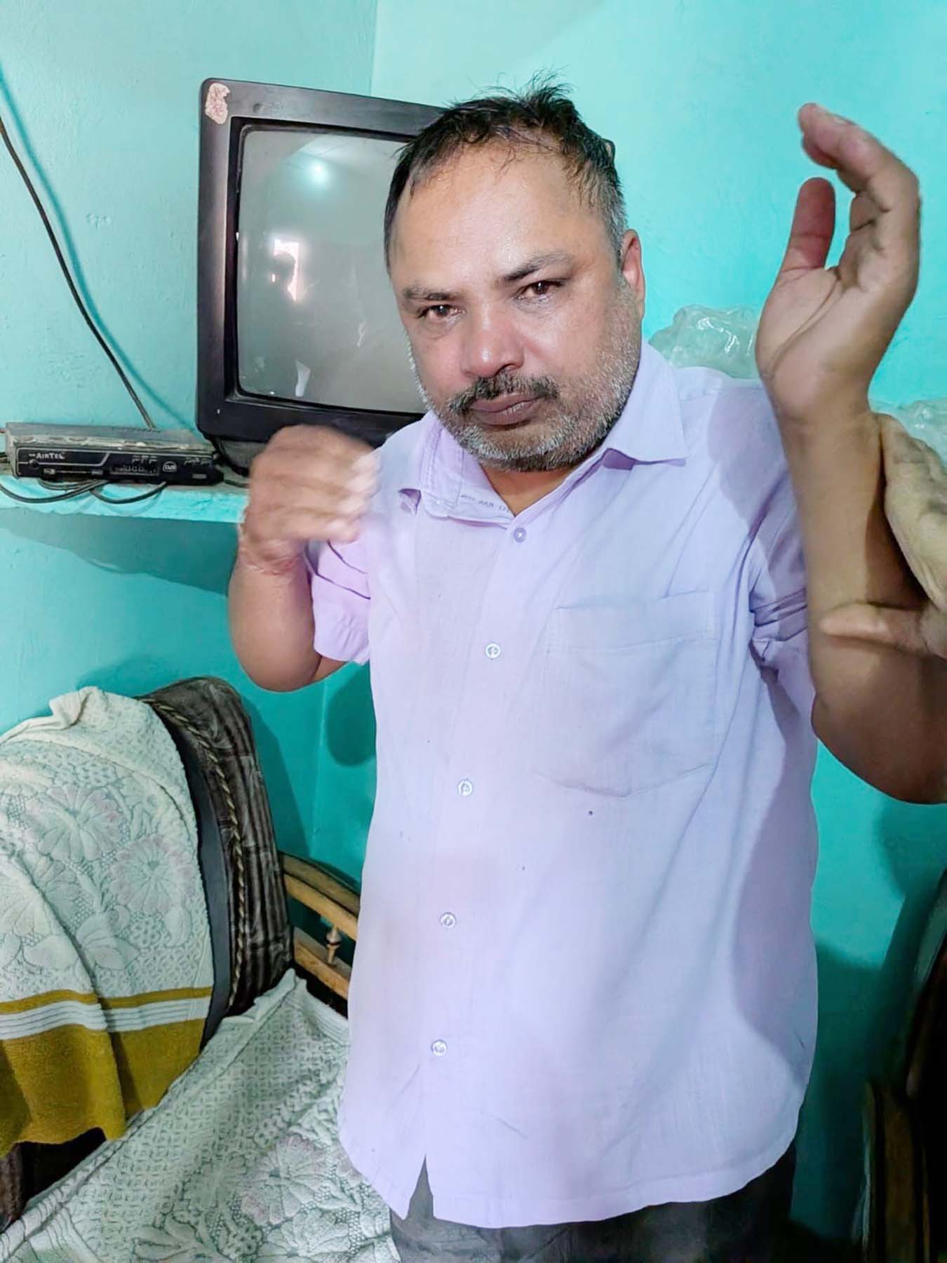 उत्तर प्रदेश के बिजनौर में अवैध भ्रूण लिंग जांच का आरोपी।