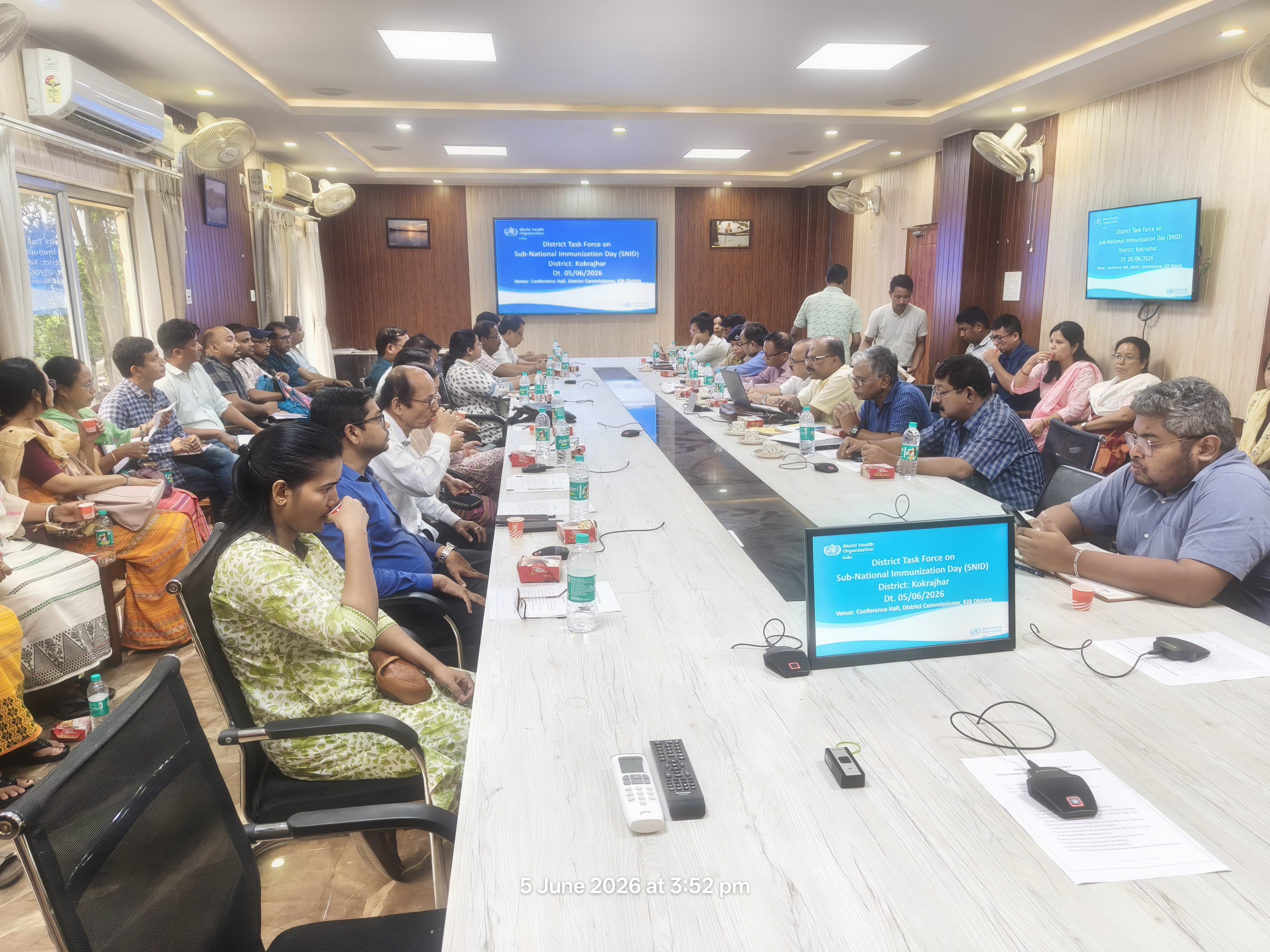 राष्ट्रीय टीकाकरण दिवस की तैयारियों की समीक्षा, कोकराझार में 1.21 लाख से अधिक बच्चों को पोलियो खुराक देने का लक्ष्य