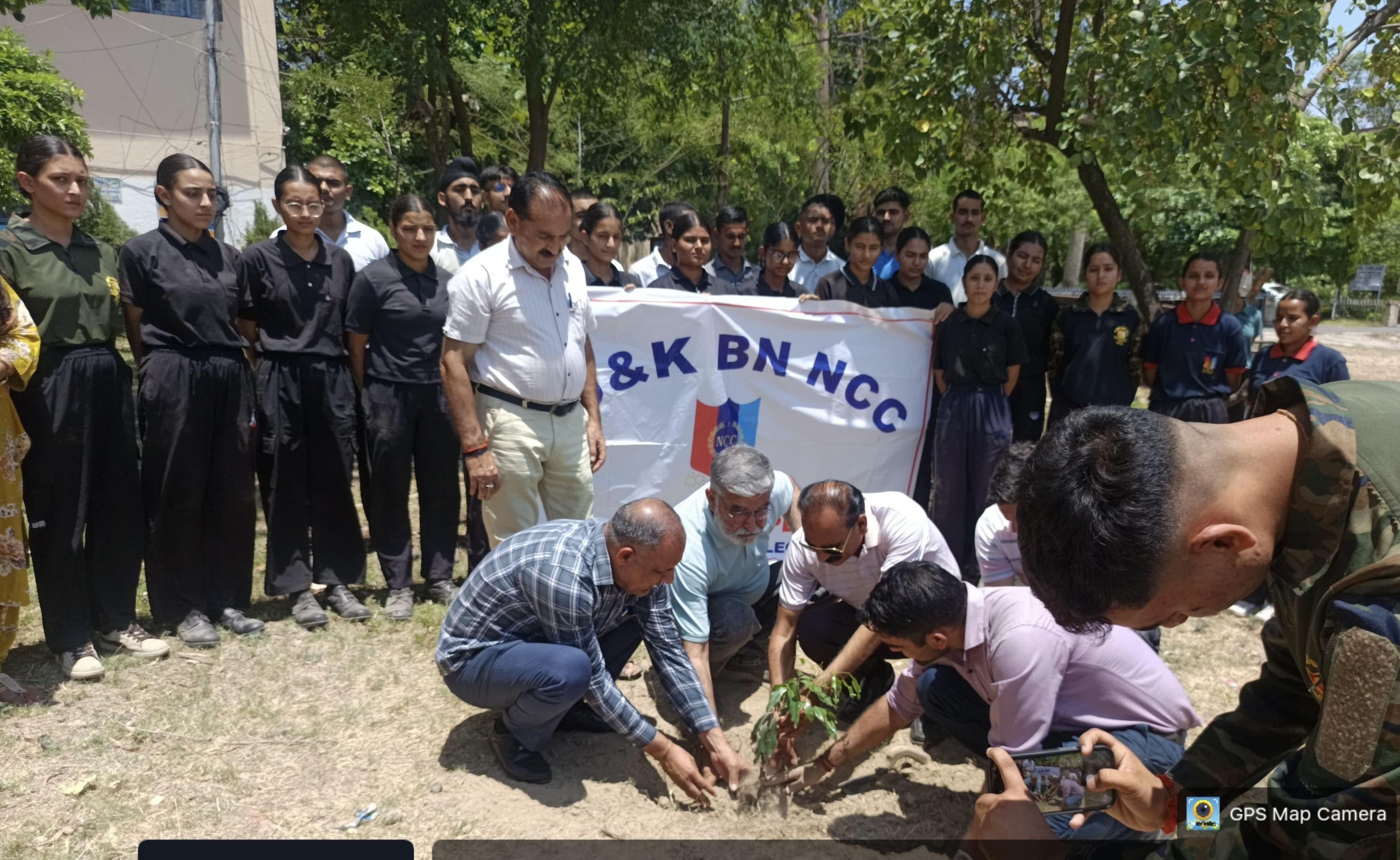 Cleanliness and tree plantation drive at GDC Kathua on World Environment Day