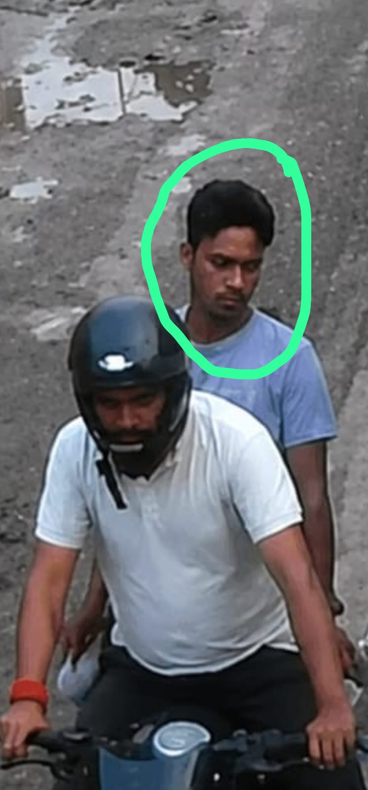 सीसीटीवी कैमरे में कैद अपराधी