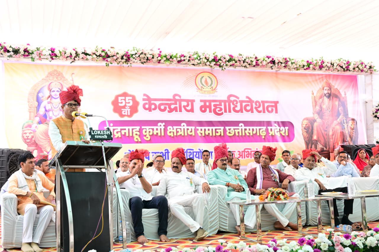 कार्यक्रम को संबोधित करते हुए वित्त मंत्री ओपी चौधरी।