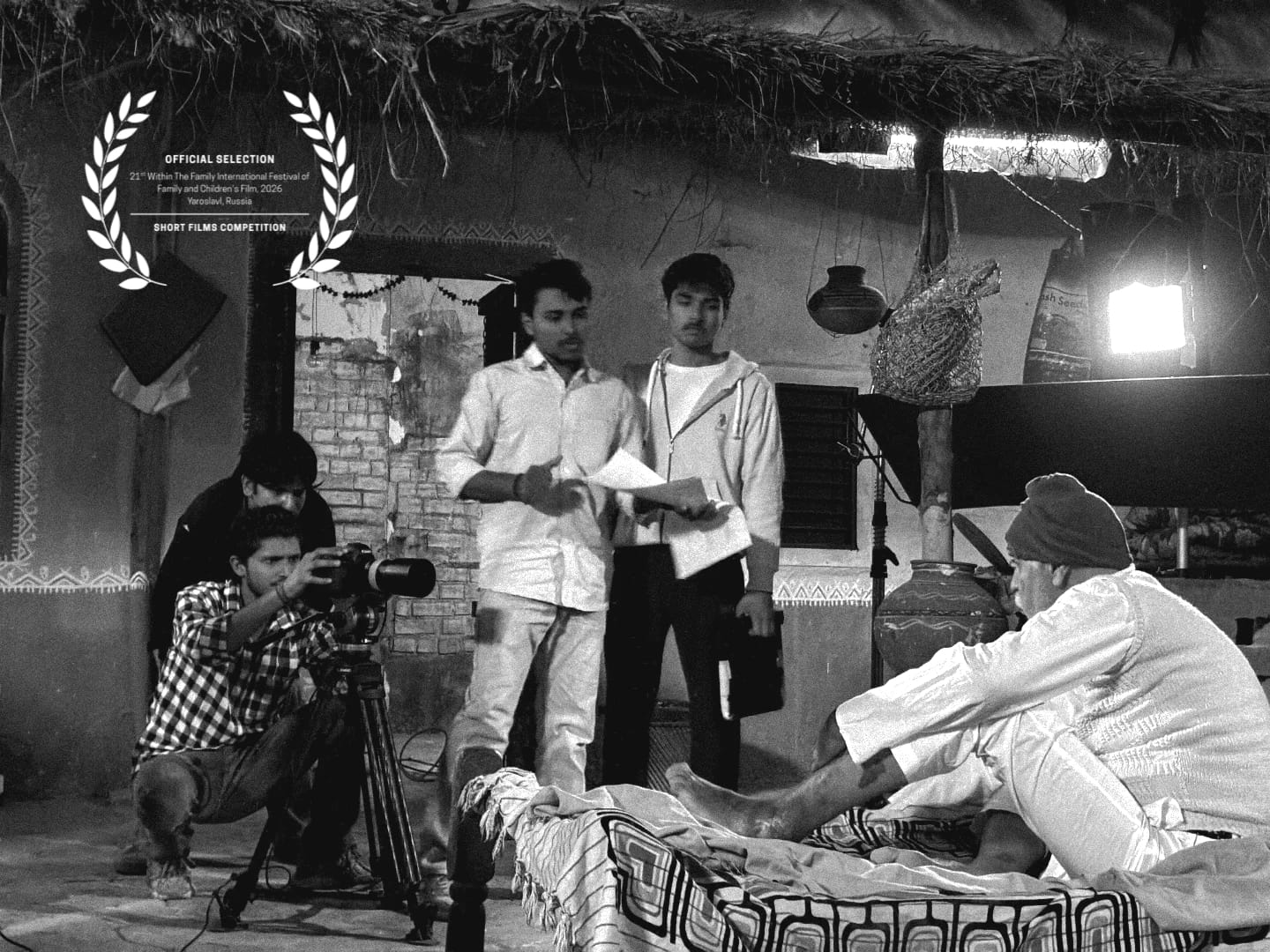 फोटो कैप्शनः 1 दादा लख्मी चंद स्टेट यूनिवर्सिटी ऑफ परफॉर्मिंग एंड विजुअल आर्ट्स द्वारा निर्मित शॉर्ट फिल्म का दृश्य।