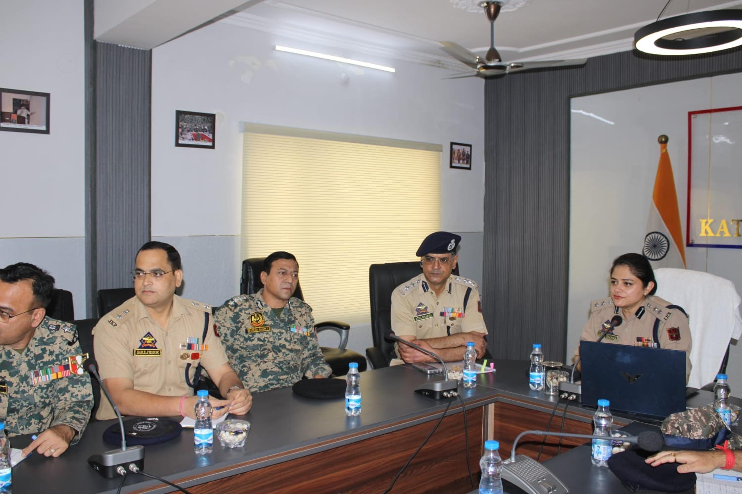 SSP Mohita Sharma conducted a comprehensive review of security preparations.