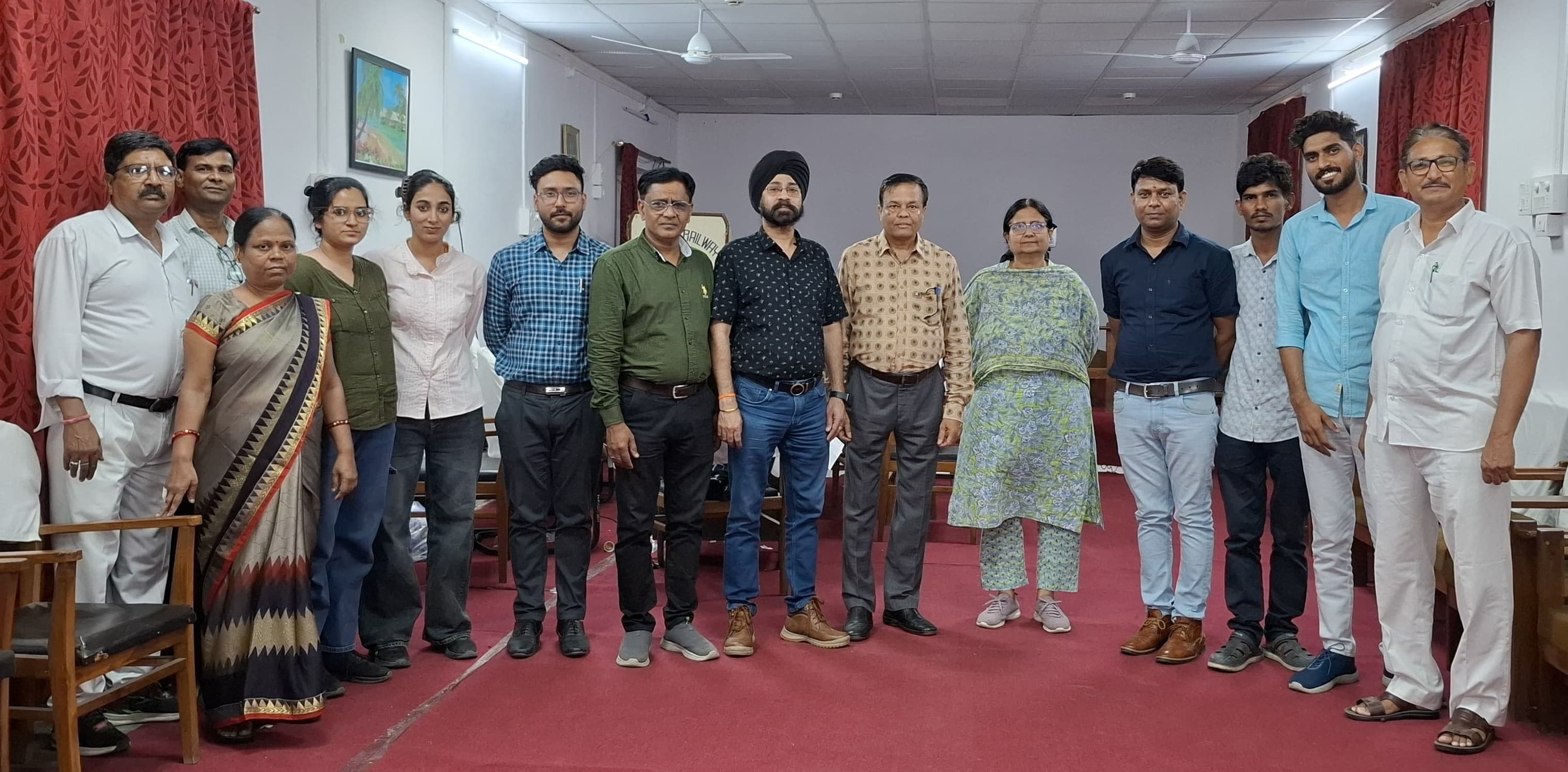 TB screening camp and awareness workshop on TB free campaign was organised at Divisional Railway Hospital.