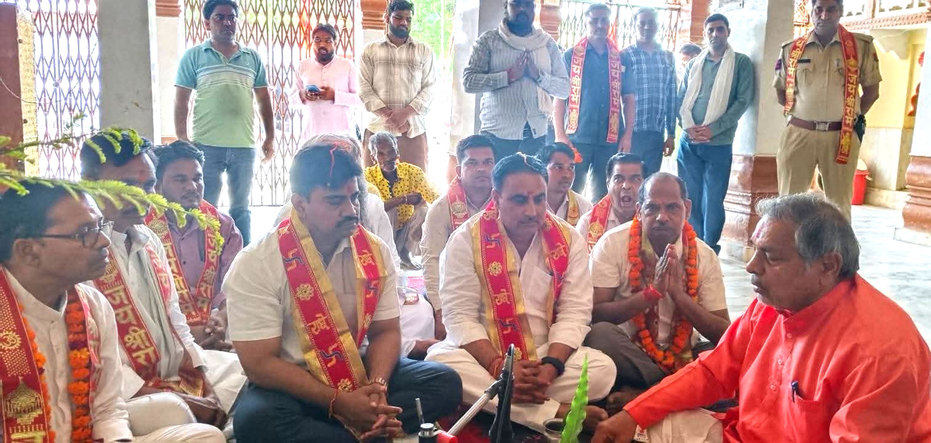 धौलपुर की खुशहाली एवं अच्छी बारिश के लिए मंदिरों में हुई पूजा