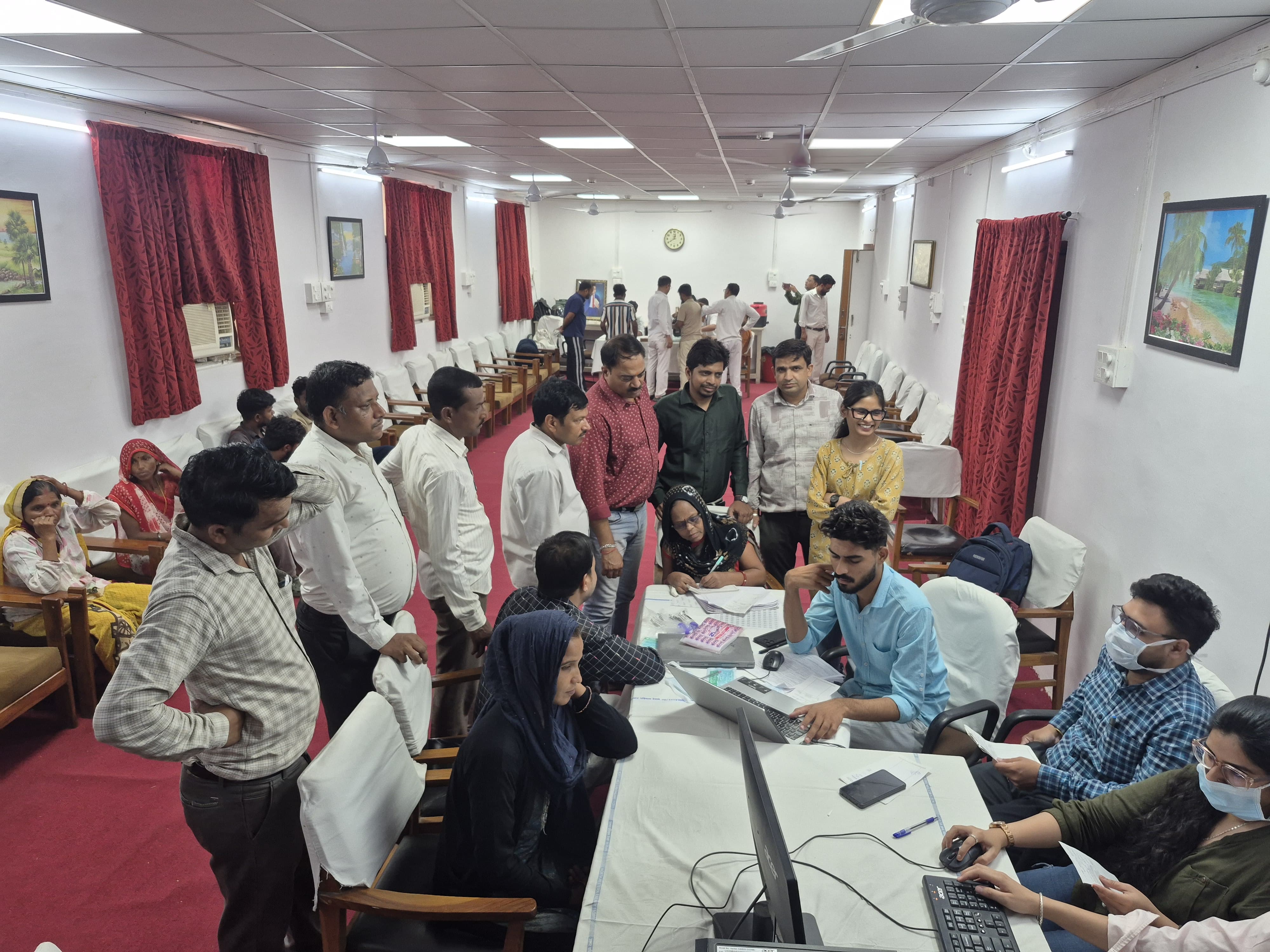 TB screening camp and awareness workshop on TB free campaign was organised at Divisional Railway Hospital.
