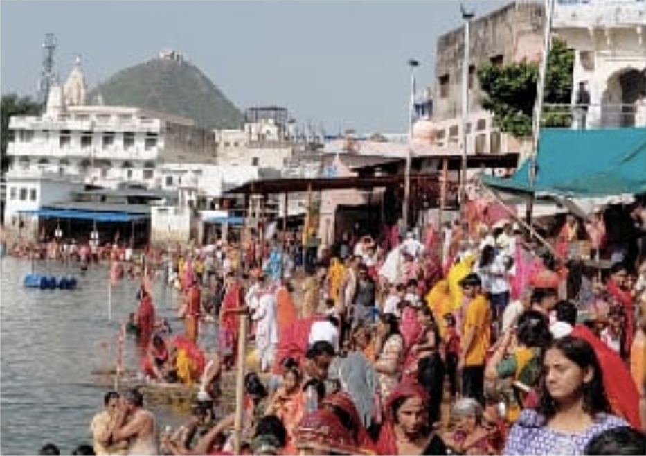 Panch Tirtha Snan begins in Tirtharaj Pushkar Sarovar in Adhik Maas Panch Tirtha Snan begins in Tirtharaj Pushkar Sarovar in Adhik Maas