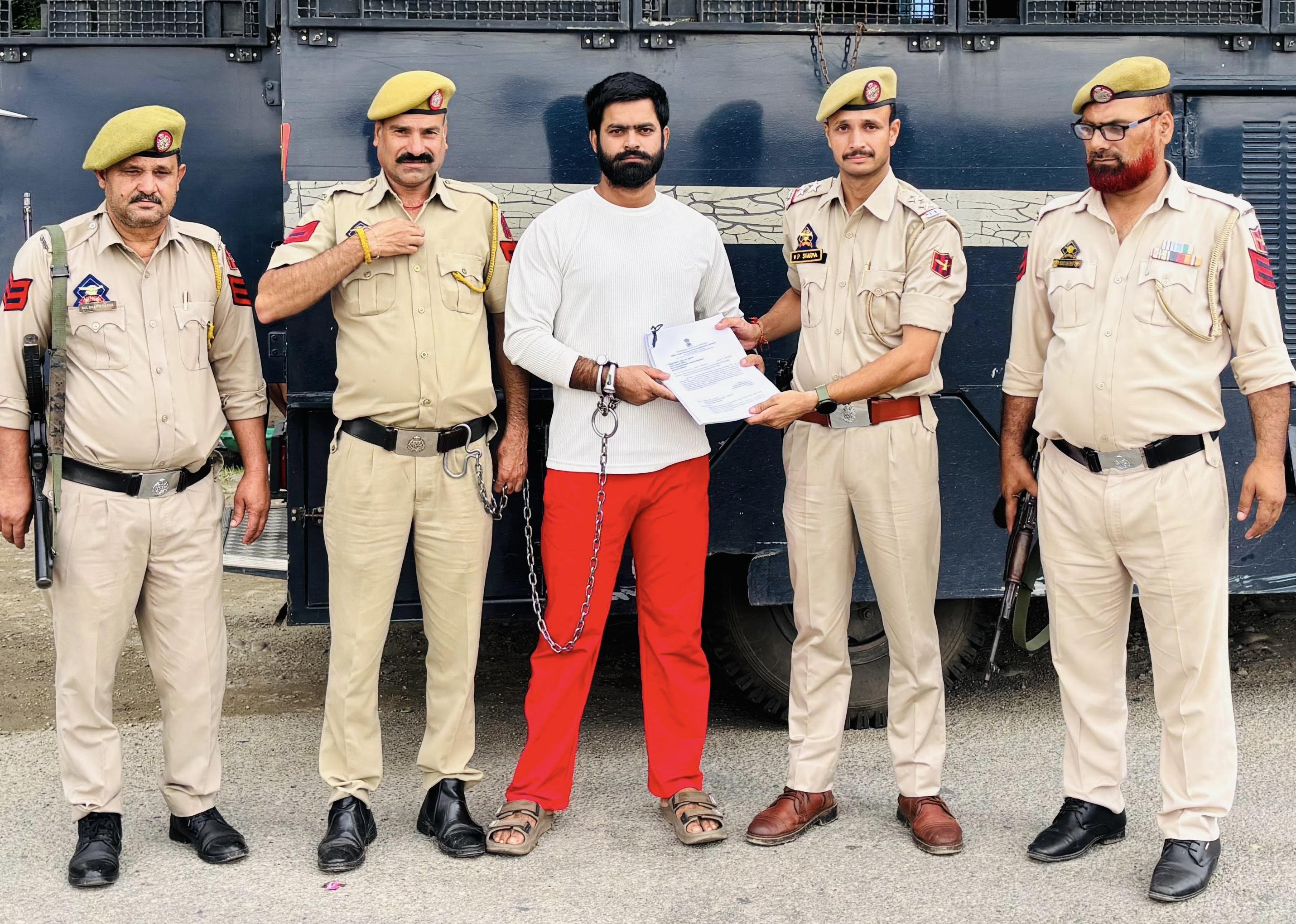 Notorious drug smuggler Bagh Shah arrested under the NDPS Act.