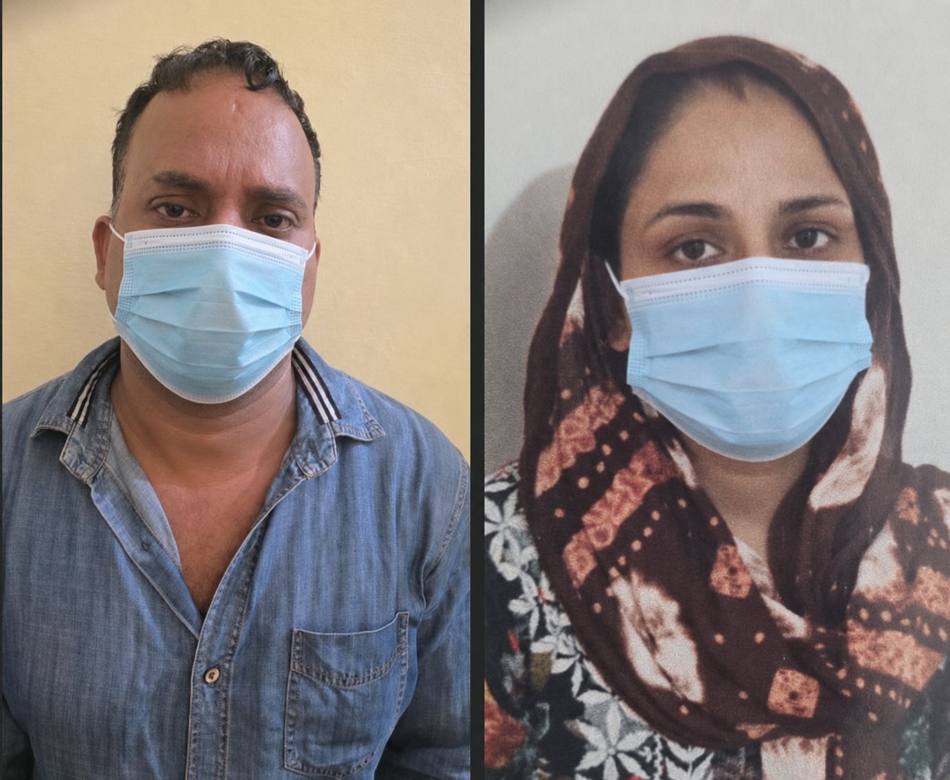 गिरफ्तार किए गए आरोपित दंपत्ति गिरफ्तार किए गए आरोपित दंपत्ति