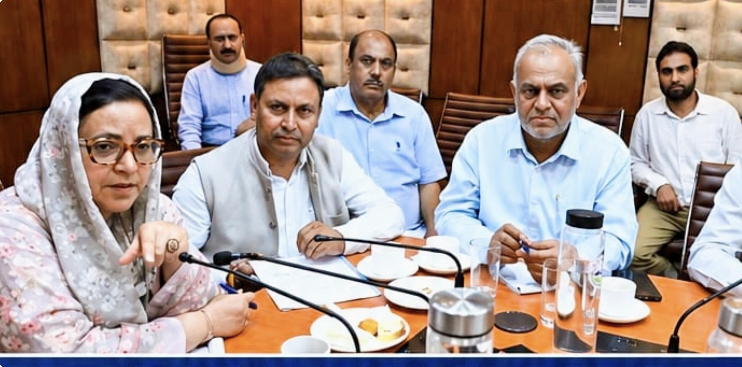 Dr. Bharat Bhushan Holds a Crucial Meeting with Minister Sakina Itoo
