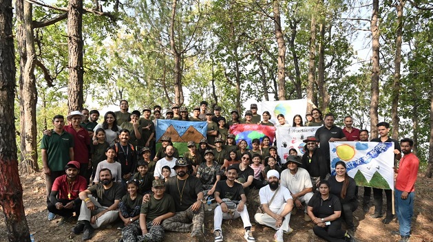 मिसरा पट्टी स्थित ॐ कल्याणम वेलनेस सेंटर में आयोजित ‘यंग तपस्वी’ प्रशिक्षण शिविर।