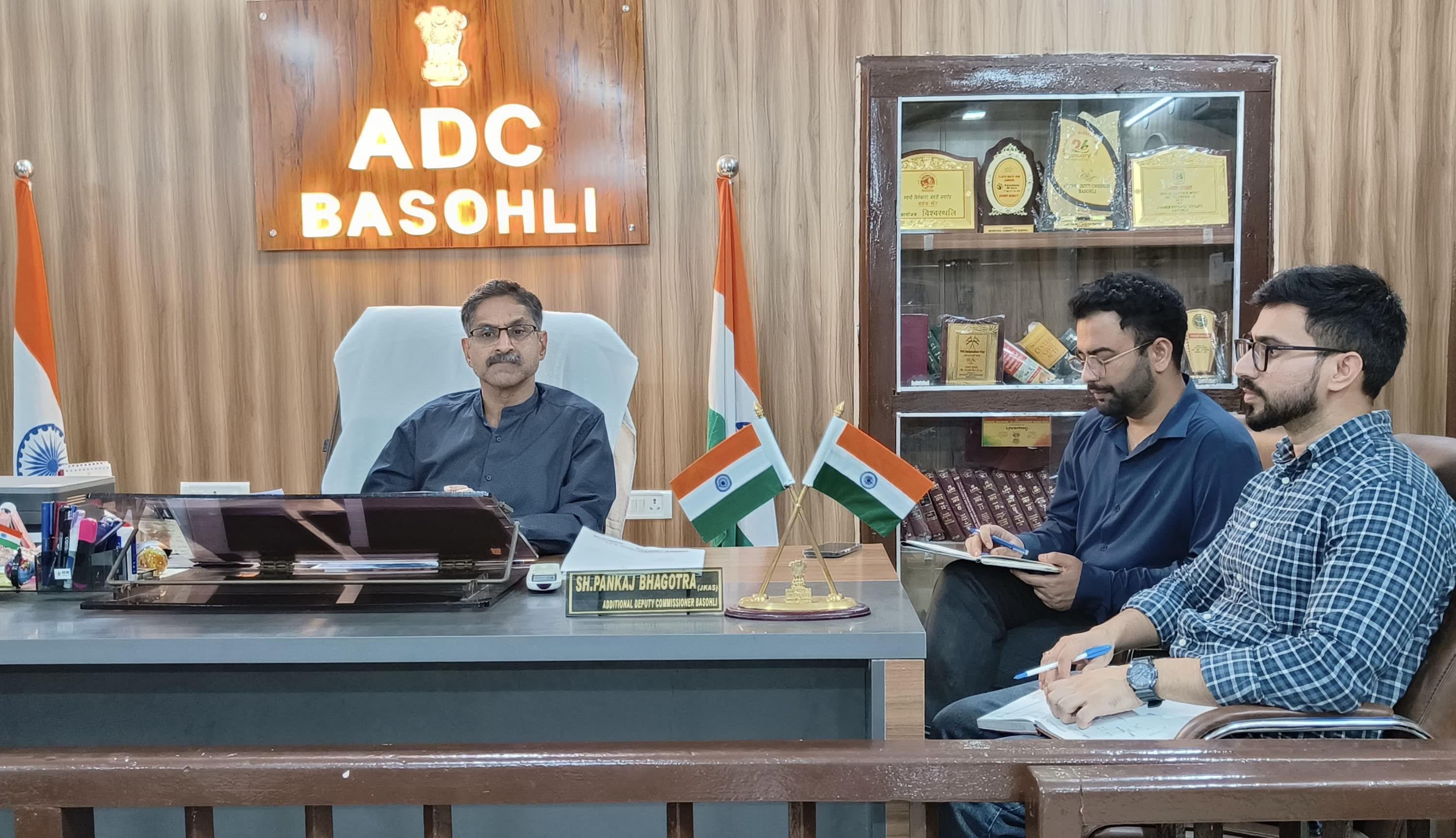 Preparations for Yoga Day intensify; ADC Basohli issues instructions.