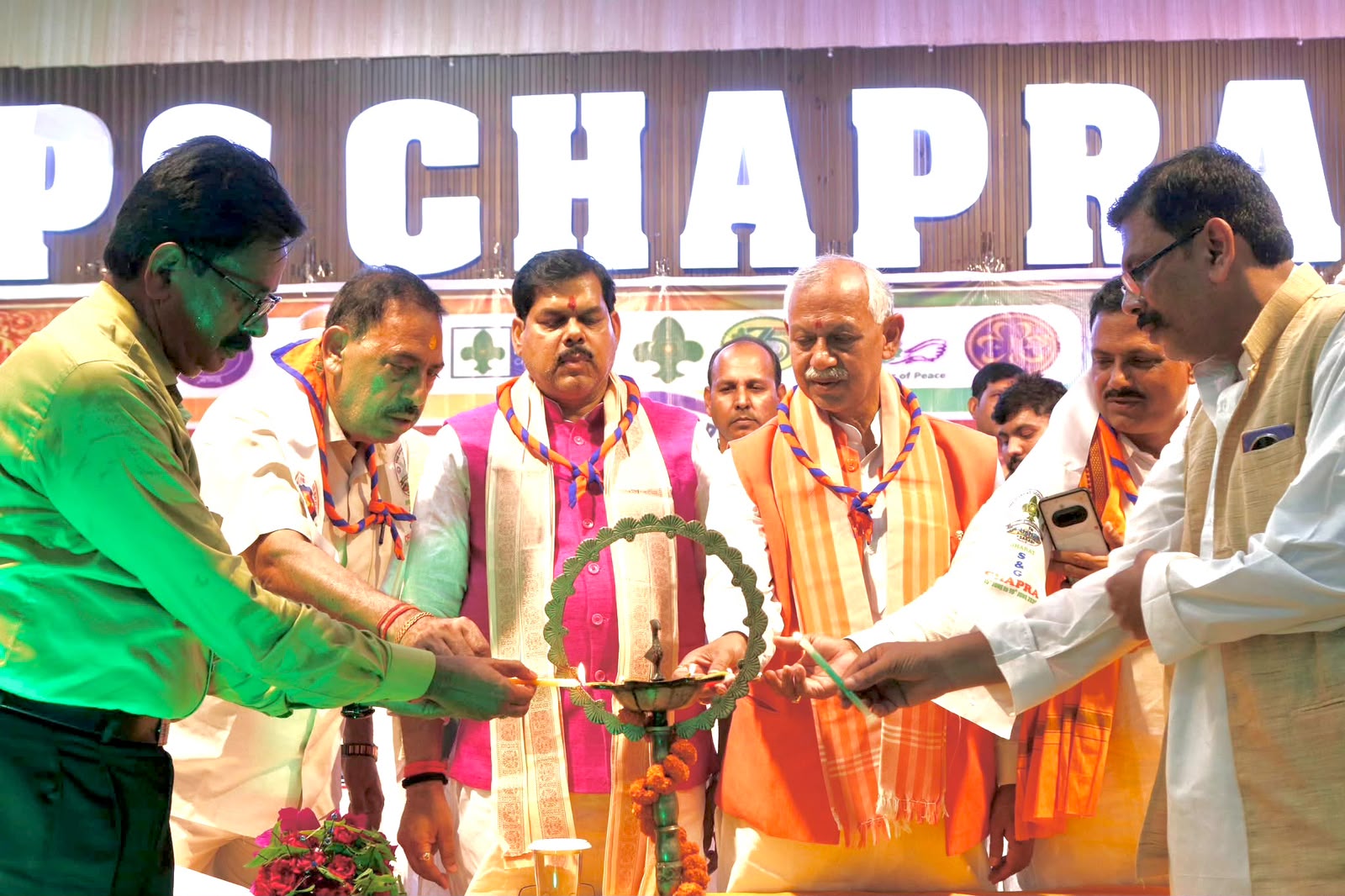 सीपीएस में जिला स्तरीय स्काउट-गाइड एकता शिविर का शिक्षा मंत्री और सांसद ने किया उद्घाटन