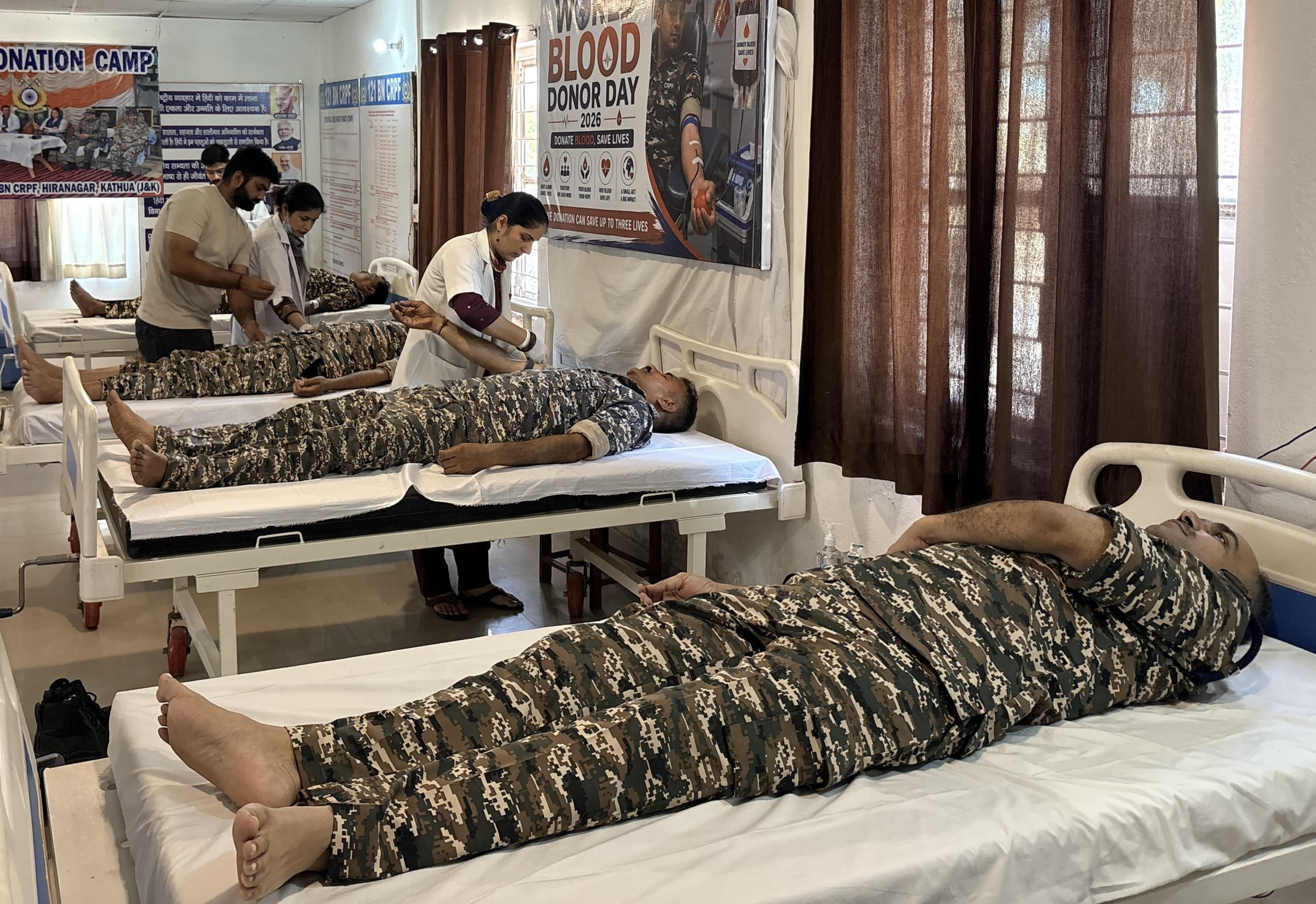 Blood donation is not merely a one-day activity but our ongoing responsibility towards society – Commandant Arvind Singh.