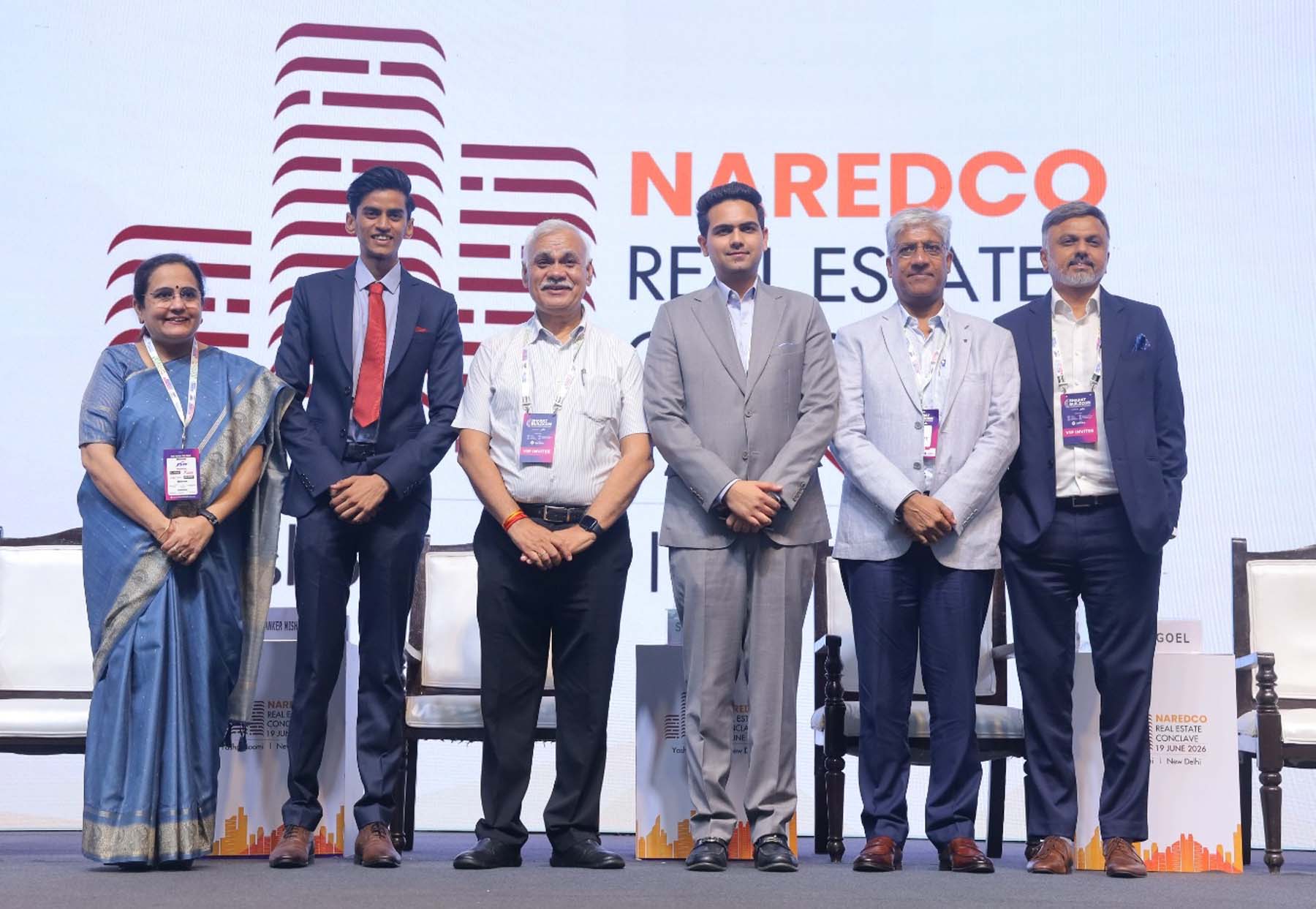 नारेडको रियल एस्टेट कॉन्क्लेव 2026 के दौरान मौजूद विशेषज्ञ।