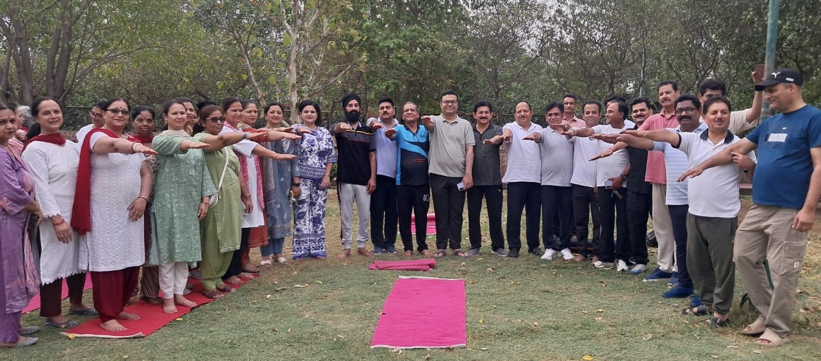 Steps towards healthy aging: Awareness and yoga camp organized ahead of International Yoga Day.