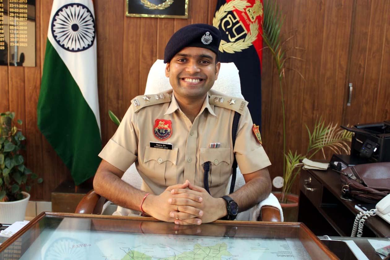 पुलिस अधीक्षक सिद्धांत जैन।