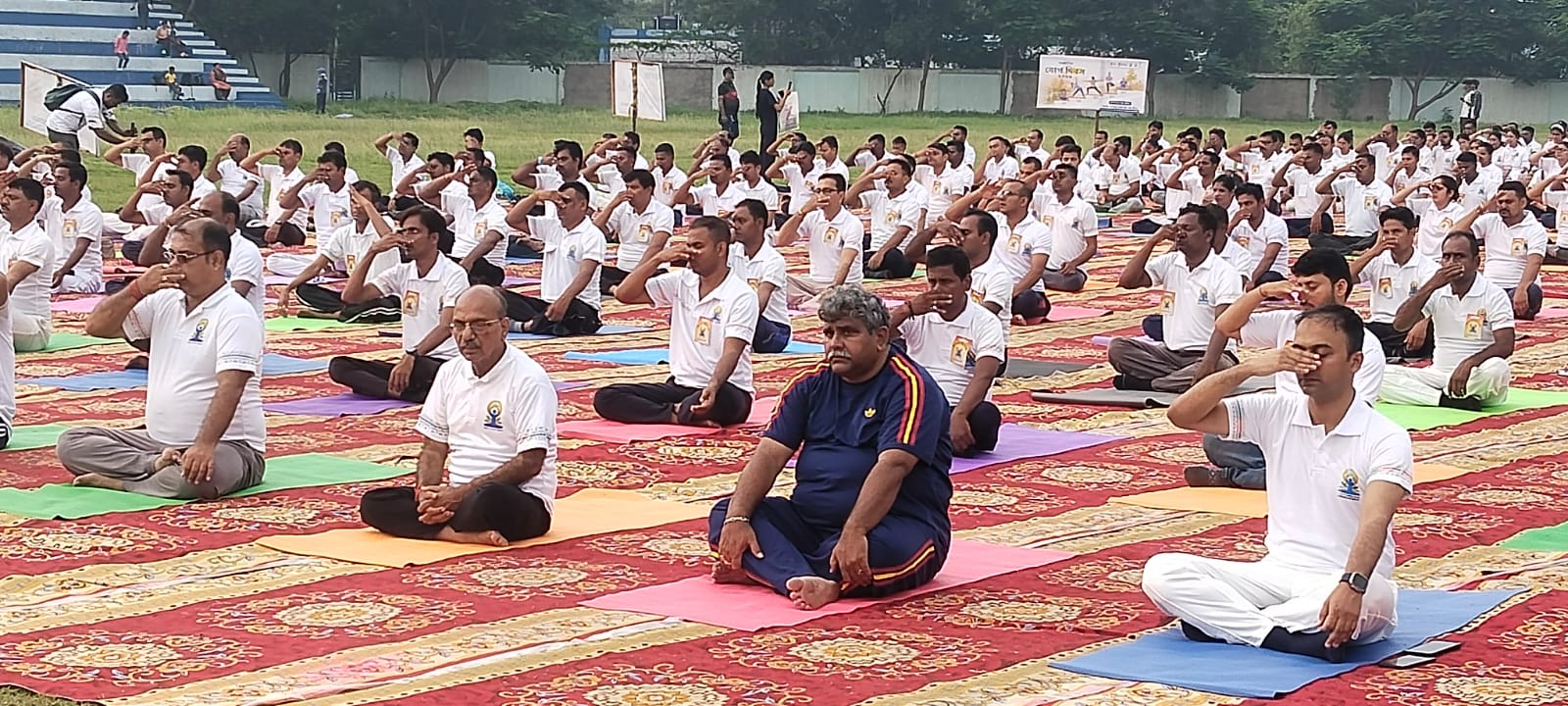 Yogabhayaa karate mla and administrative officer