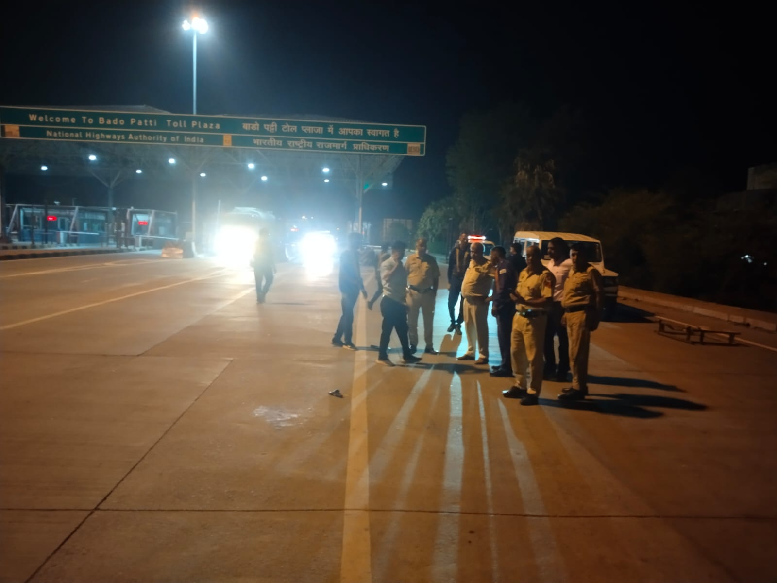 मौके पर पहुंची पुलिस