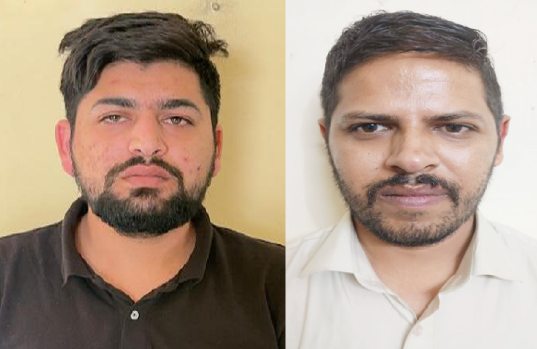 गिरफ्तार किए गए आराेपी अंकित व अरुण महेंद्रू