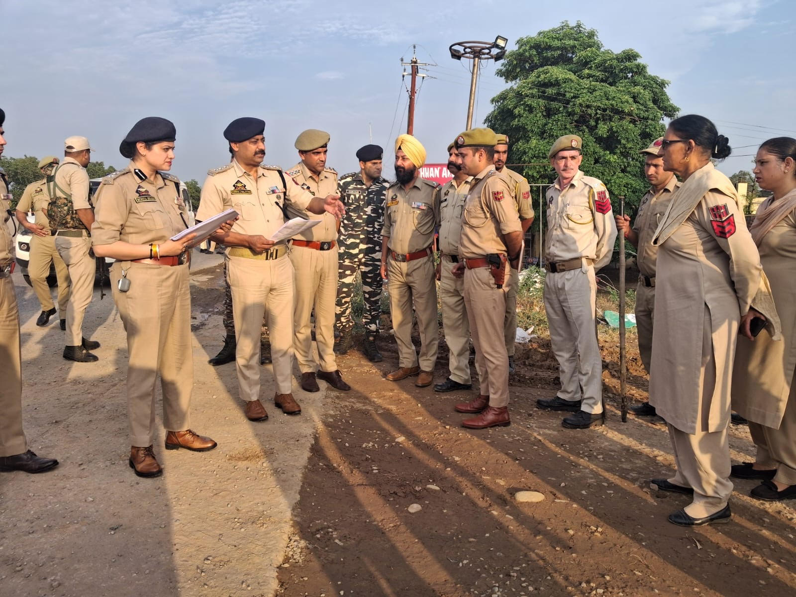 SSP reviews security arrangements for the Yatra in Kathua.