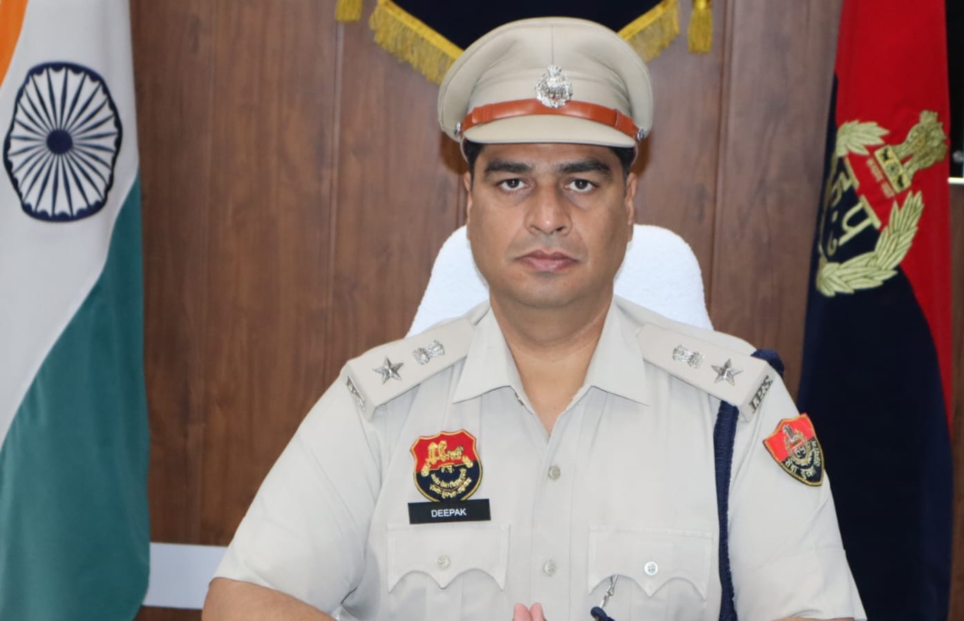 एसपी दीपक सहारण।