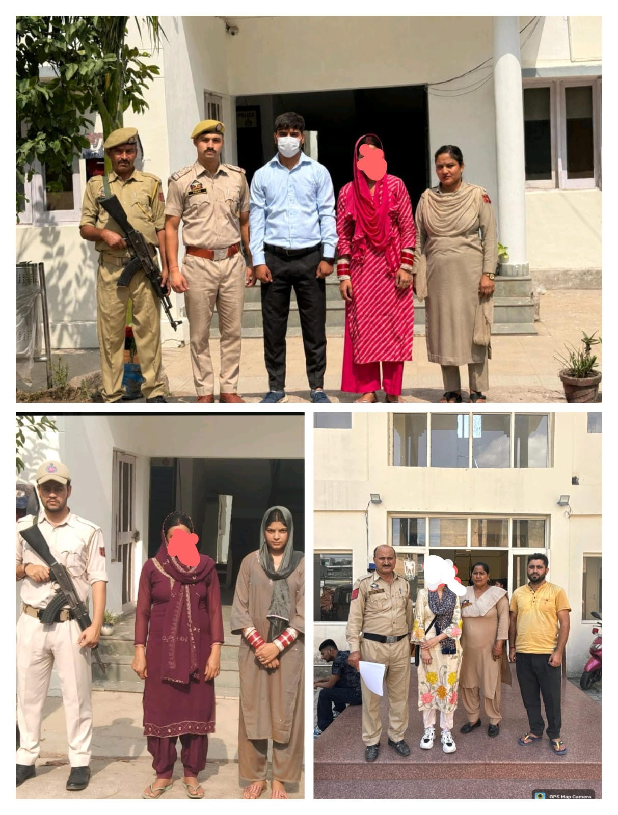 Bilawar police reunited four missing women with their families.