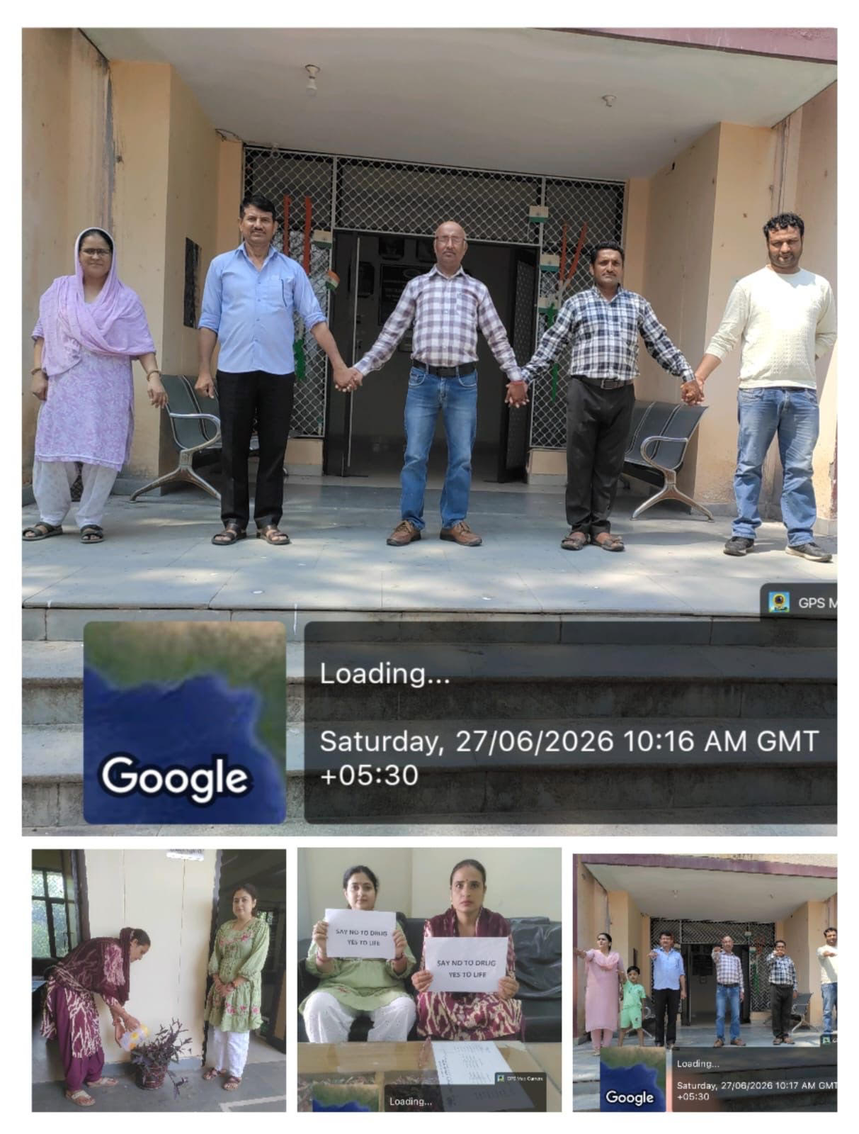 Organization of various activities under the 100-day Drug-Free India Campaign.