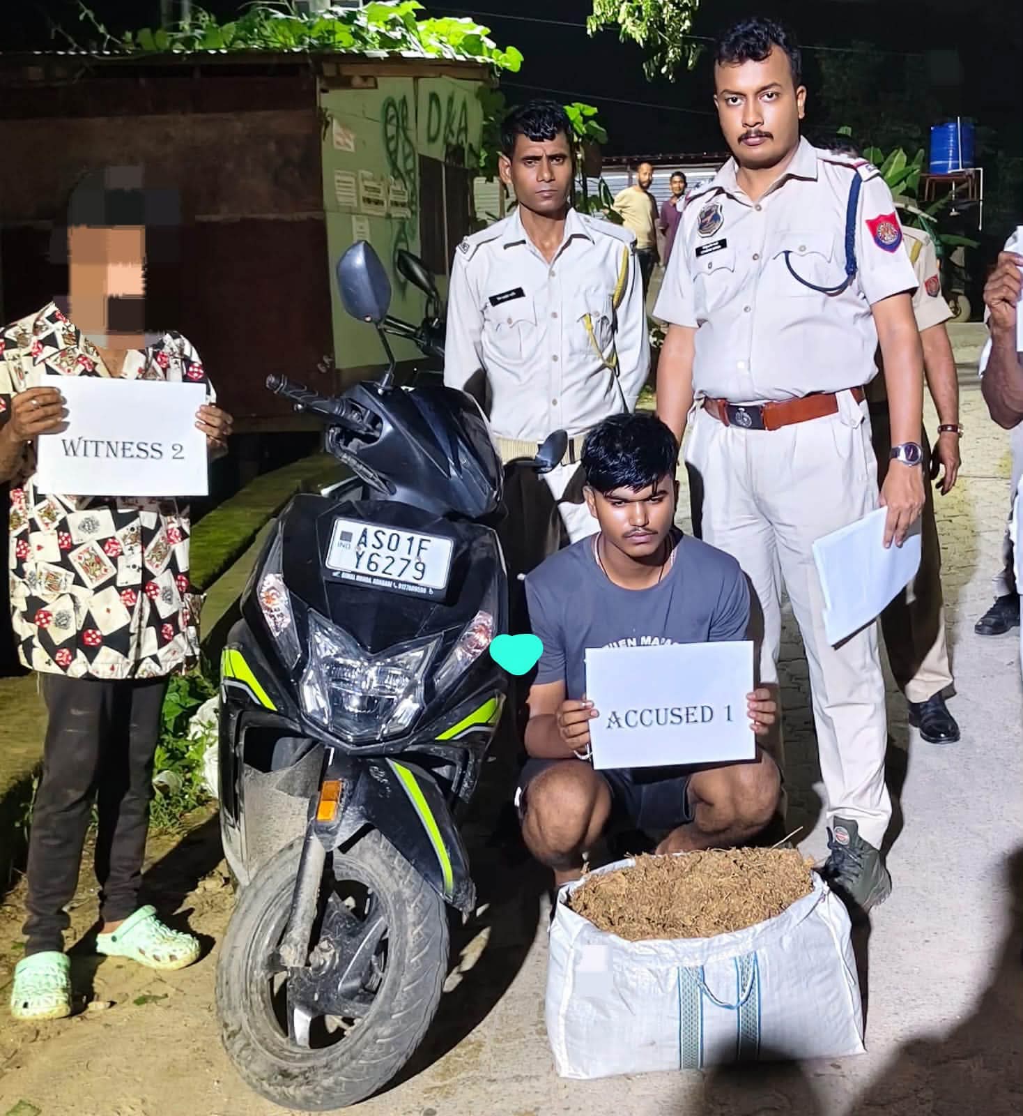 गांजा समेत एक गिरफ्तार