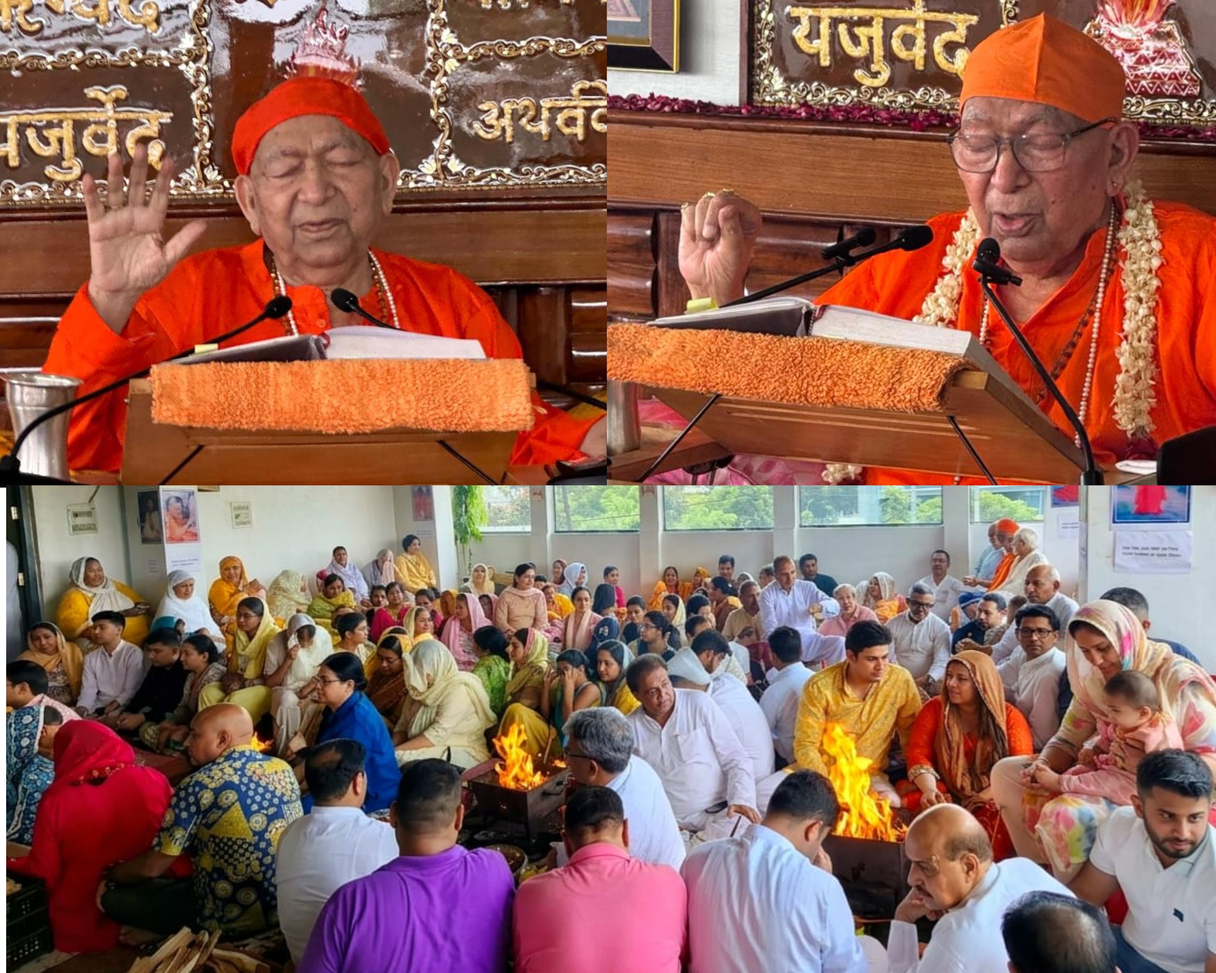 Conclusion of the 78-day Vedic Yajna ritual; message to embrace Vedic wisdom.