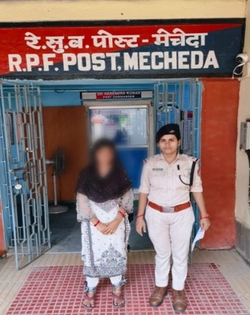 आरपीएफ के साथ सुरक्षित मिले नाबालिग
