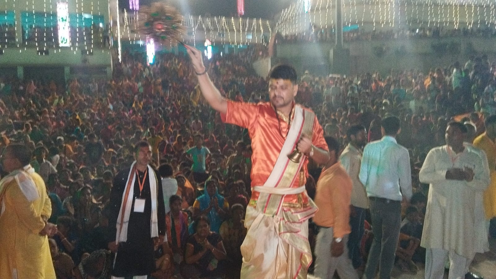 डोरीगंज के चिरांद में 19वें गंगा महाआरती का हुआ आयोजन
